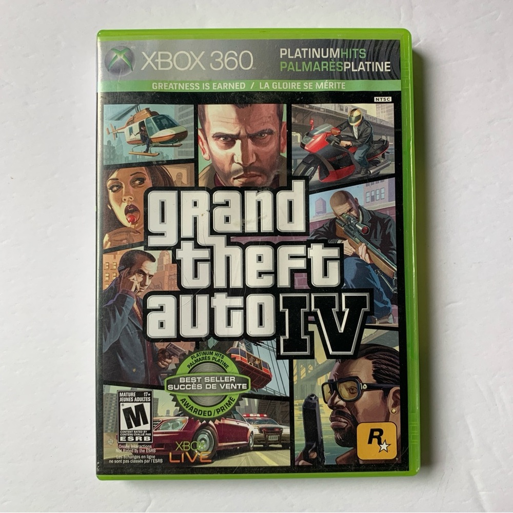 Grand Theft Auto IV Xbox 360 Platinum Hits